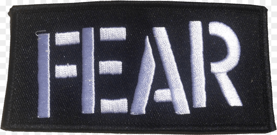 Fear Logo Patch Fear Patch, Accessories, Bag, Handbag, Symbol Png Image