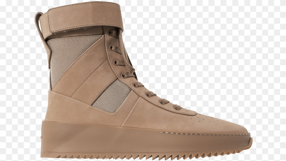 Fear Of God Military Sneaker Beige, Clothing, Footwear, Shoe, Boot Free Png