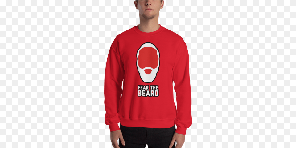 Fear The Beard James Harden Sweatshirt Never Catch Feelings Forever, Clothing, Knitwear, Long Sleeve, Sleeve Free Png Download