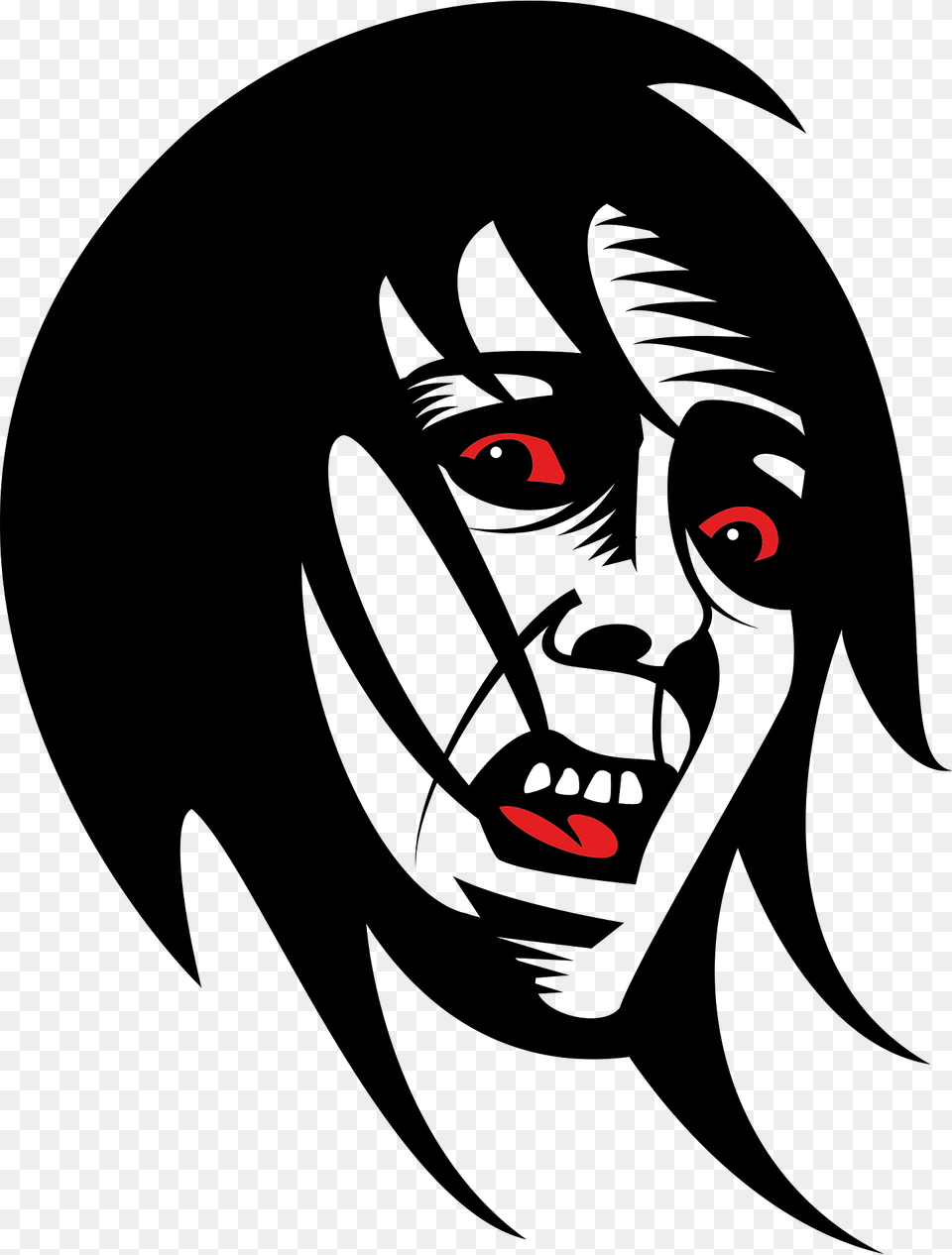 Fearful Face Clipart, Person, Head, Electronics, Hardware Free Png Download