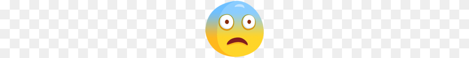 Fearful Face Emoji, Disk, Egg, Food Free Png