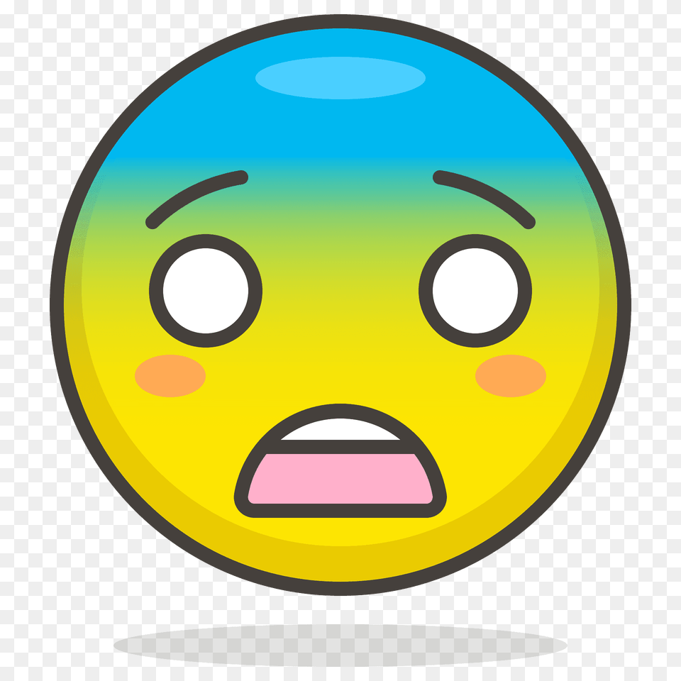 Fearful Face Emoji Clipart, Egg, Food, Easter Egg Png