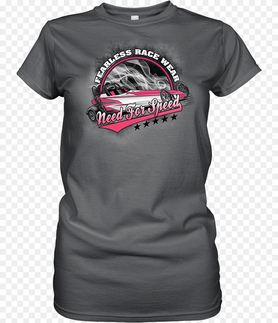 Fearless Race Wear Dragster T39s Pink Print T Shirt, Clothing, T-shirt, Person Free Png