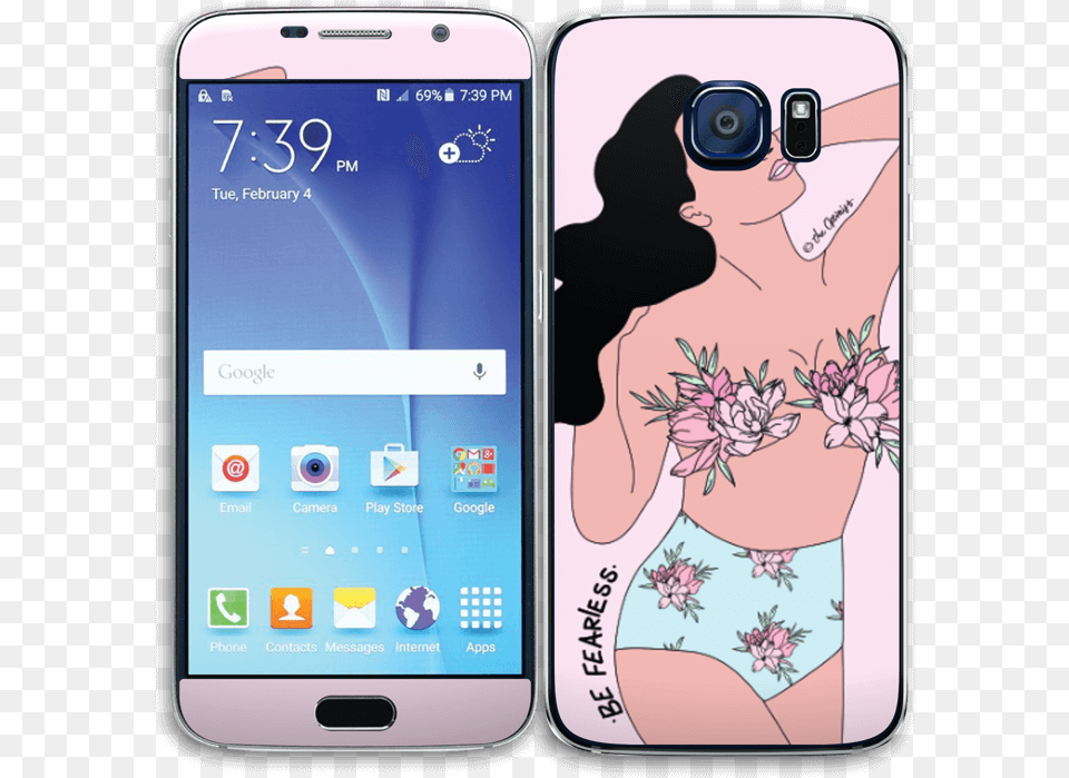 Fearless Skin Galaxy S6 Sm, Electronics, Mobile Phone, Phone, Adult Free Png