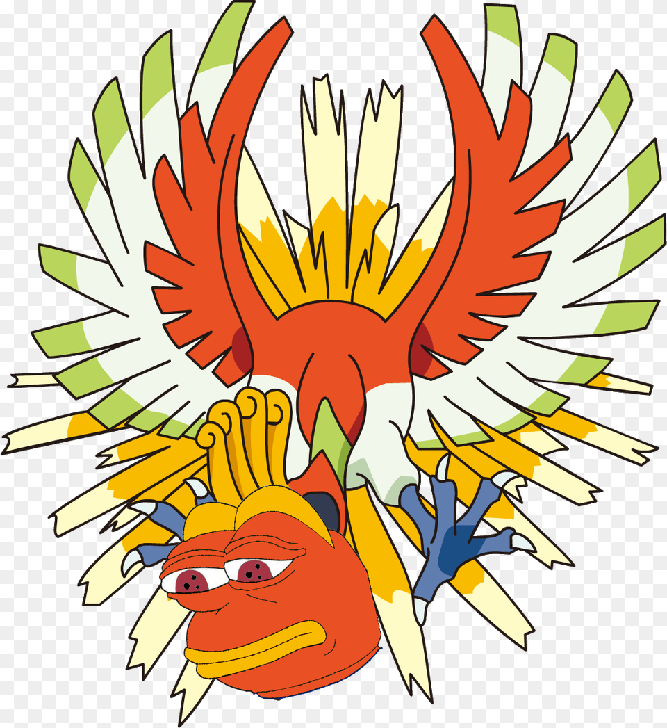 Fearow And Ho Oh, Baby, Person, Dynamite, Weapon Png