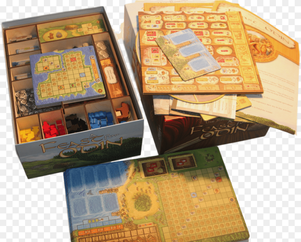 Feast For Odin Box With Organiser Board Game Png Image