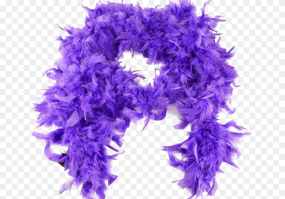 Feather Boa Image Purple Feather Boa, Accessories, Feather Boa, Person Free Png