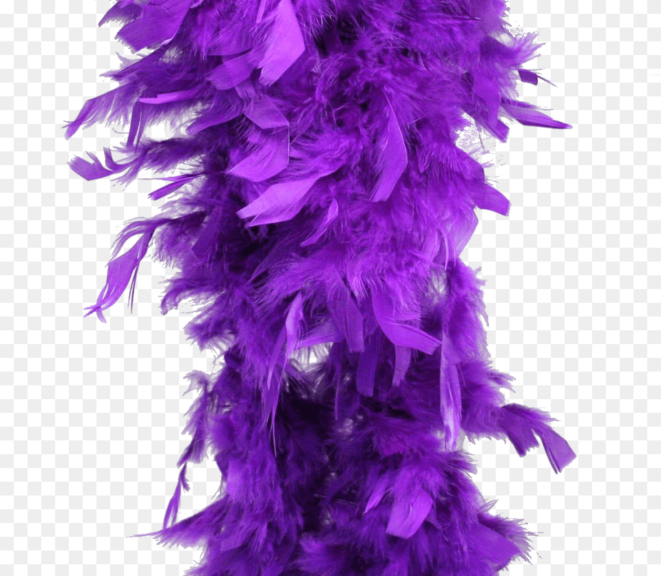 Feather Boa Transparent Rhode Island Novelty Purple Feather Boa, Accessories, Person, Feather Boa Png Image