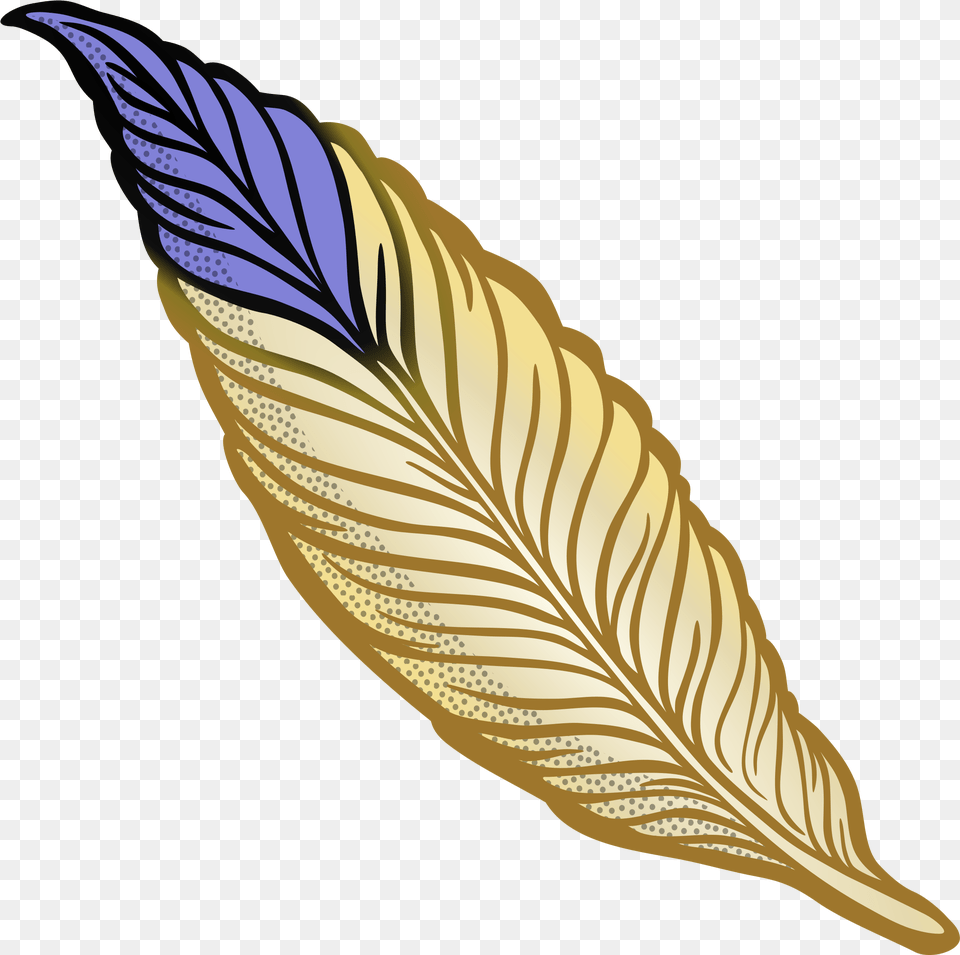 Feather Clipart Quill Clipart Transparent, Leaf, Plant Free Png Download