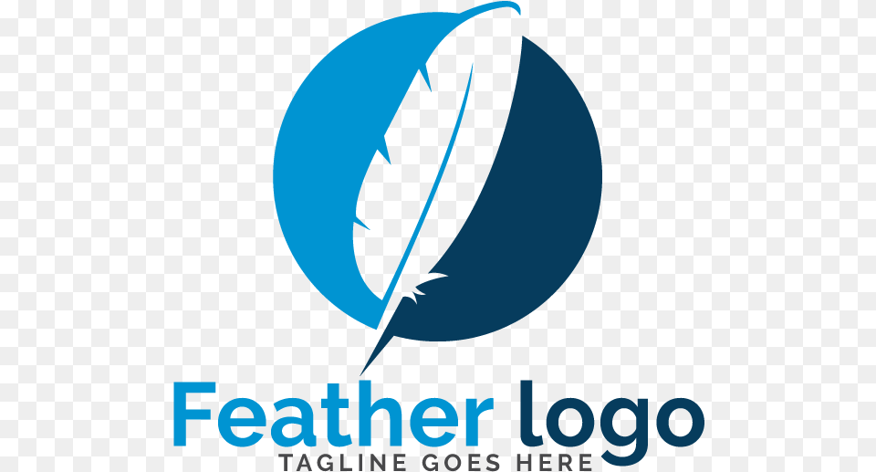 Feather Elegant Logo Design Graphic Design, Astronomy, Outdoors, Night, Nature Free Png Download