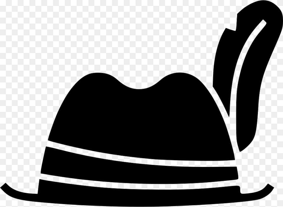 Feather In Cap Icon, Clothing, Hat, Stencil, Cowboy Hat Free Transparent Png