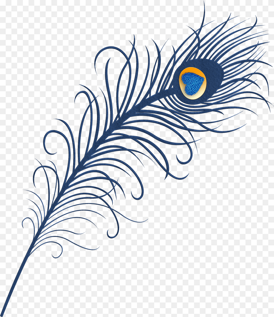 Feather Peafowl Bird Clip Art Peacock Feather Transparent Background Peacock Feather, Pattern, Accessories, Graphics, Fractal Free Png Download