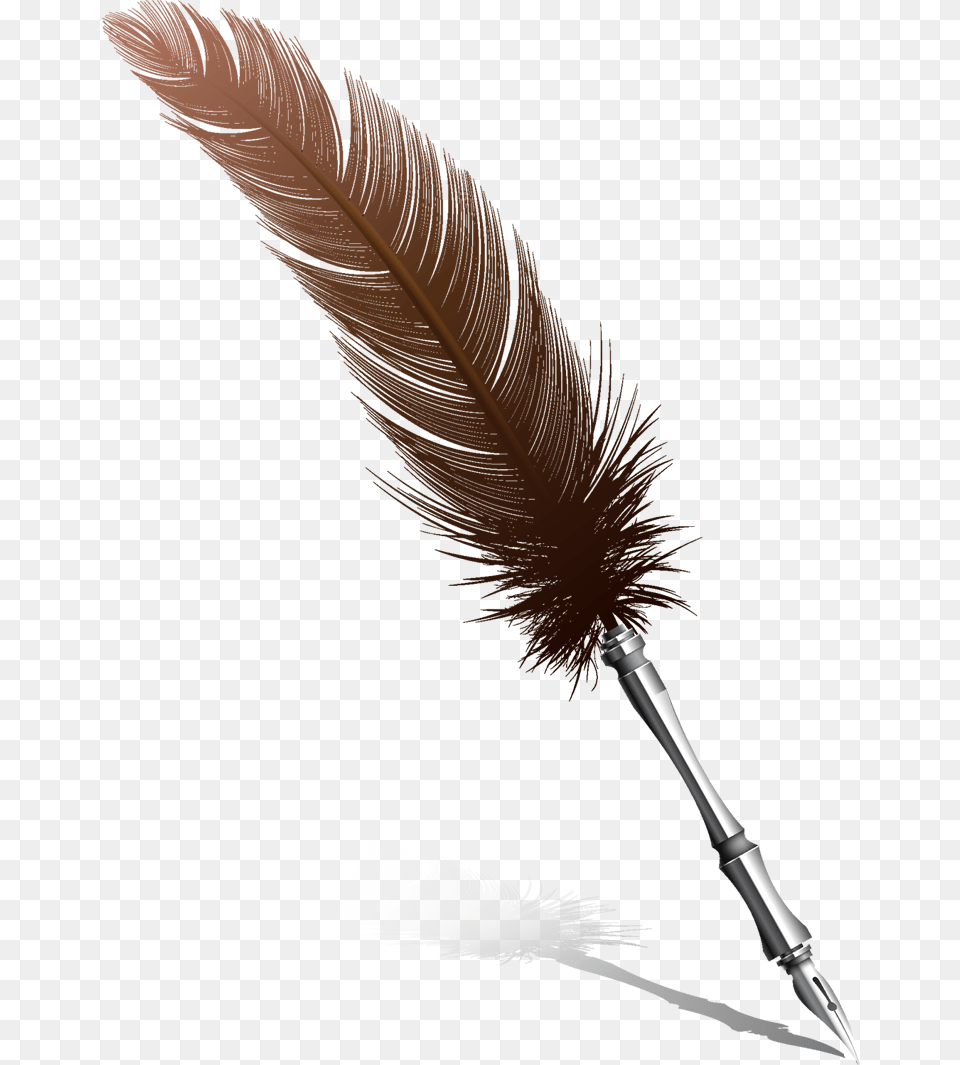 Feather Pen Quill Nib Feather Pencil, Bow, Weapon, Bottle Free Png Download