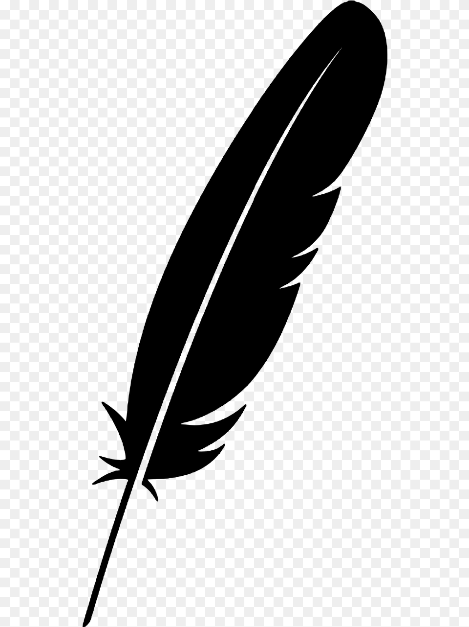 Feather Pen Vector, Gray Free Png Download