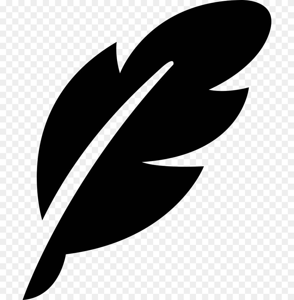 Feather Pero Simvol, Stencil, Blade, Dagger, Knife Png Image