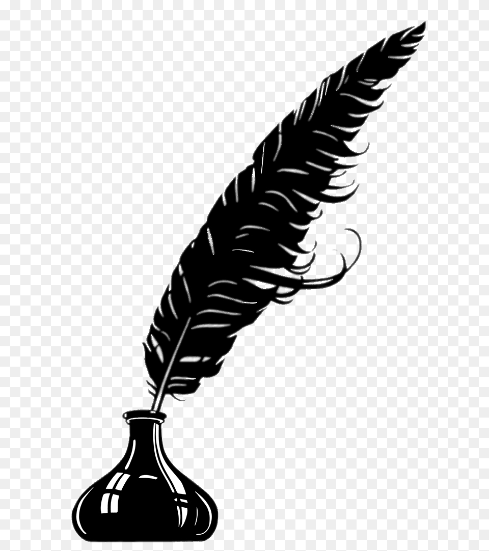 Feather Quill Pen Clipart, Bottle, Ink Bottle, Clothing, Glove Free Transparent Png