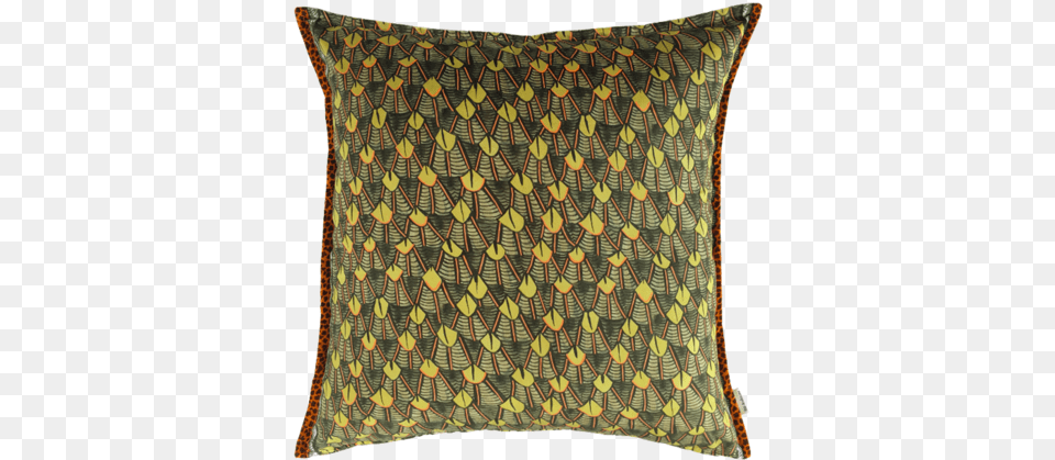 Feather River Green Velvet Cushion Cover Cushion, Home Decor, Pillow Free Png