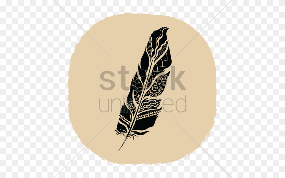 Feather Tattoo Vector Image, Leaf, Plant, Tobacco Free Png Download