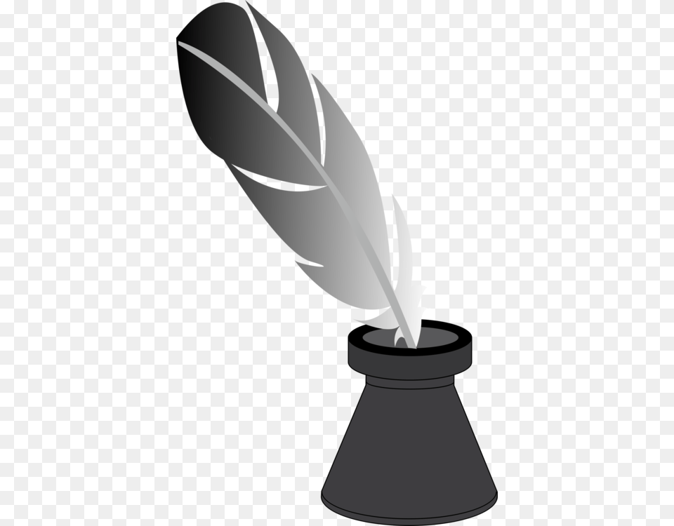 Featherquillblack And White Plumier Clipart, Bottle, Ink Bottle, Smoke Pipe Png