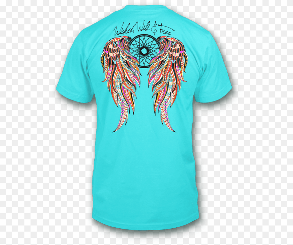 Feathers Design Teal, Clothing, T-shirt, Shirt, Pattern Png