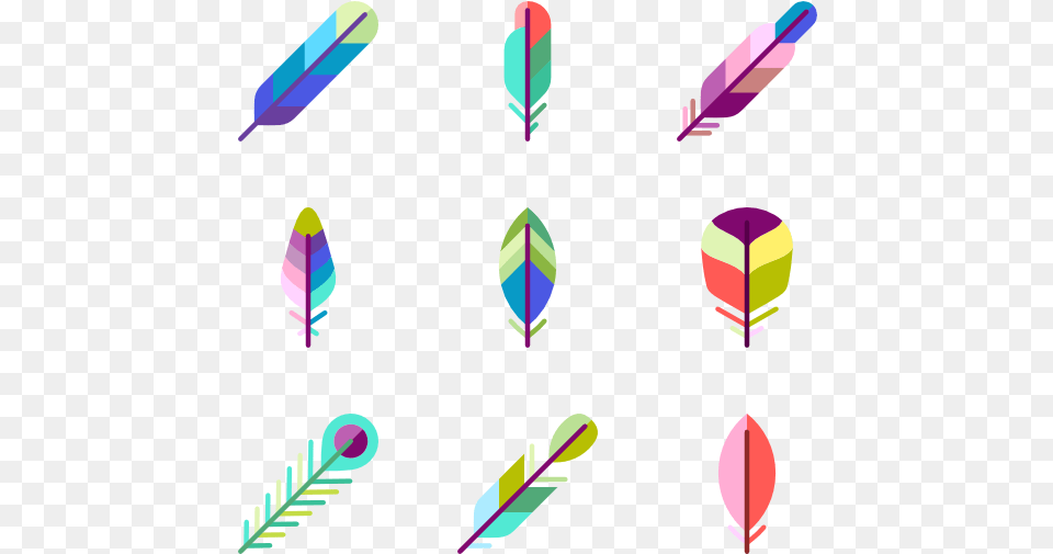 Feathers Set Feathers Icon, Art, Graphics, Pattern, Floral Design Png