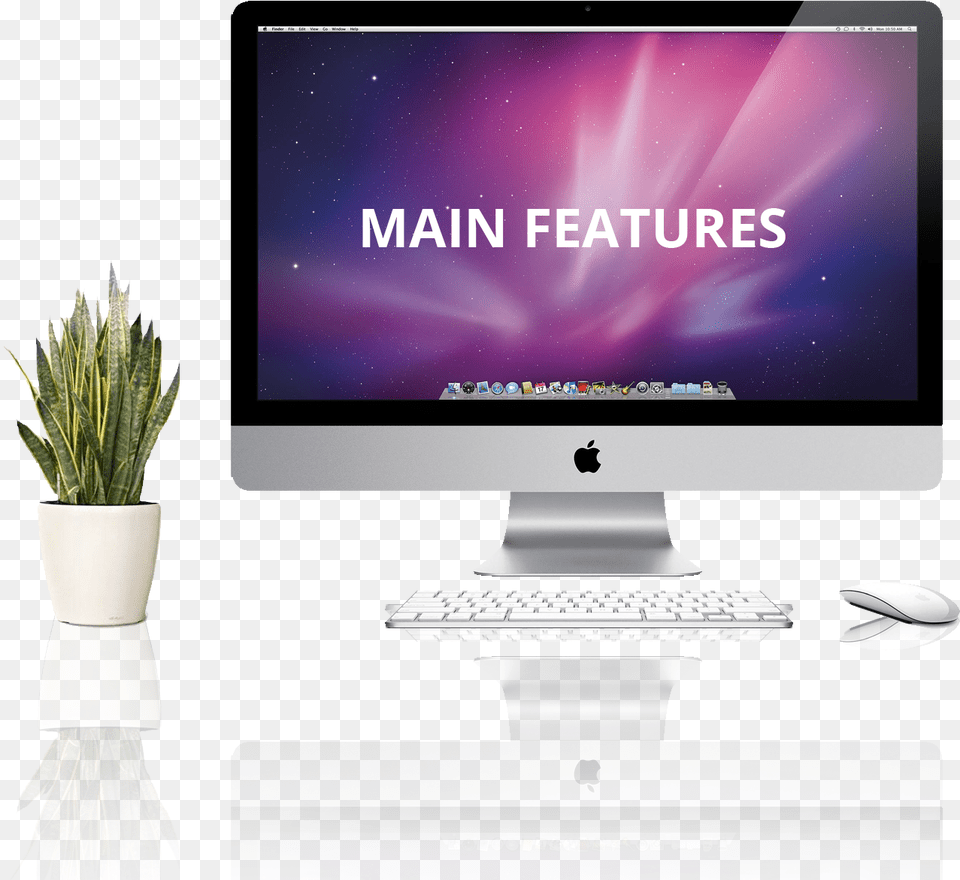 Feature Imac 27 Inch, Computer, Electronics, Pc, Plant Free Png