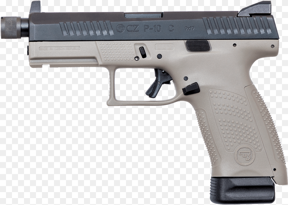 Featured Cz P 10 C Urban Grey, Firearm, Gun, Handgun, Weapon Png Image