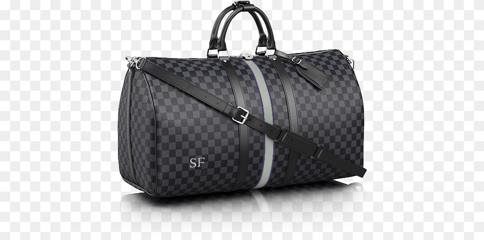 Featured Louis Vuitton Graphite Damier Keepall, Accessories, Bag, Handbag, Purse Png Image