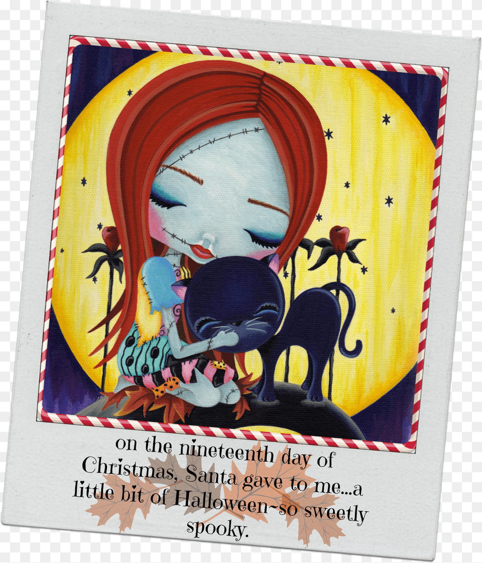 Featured Printa Little Piece Of Halloween In Picture Frame, Advertisement, Poster, Art, Painting Png Image
