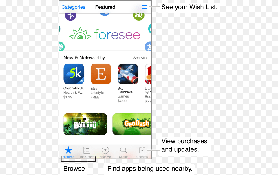 Featured Screen Of App Store Displaying New Amp Noteworth Apps Store Clone Script, Text, Electronics, Phone Png Image