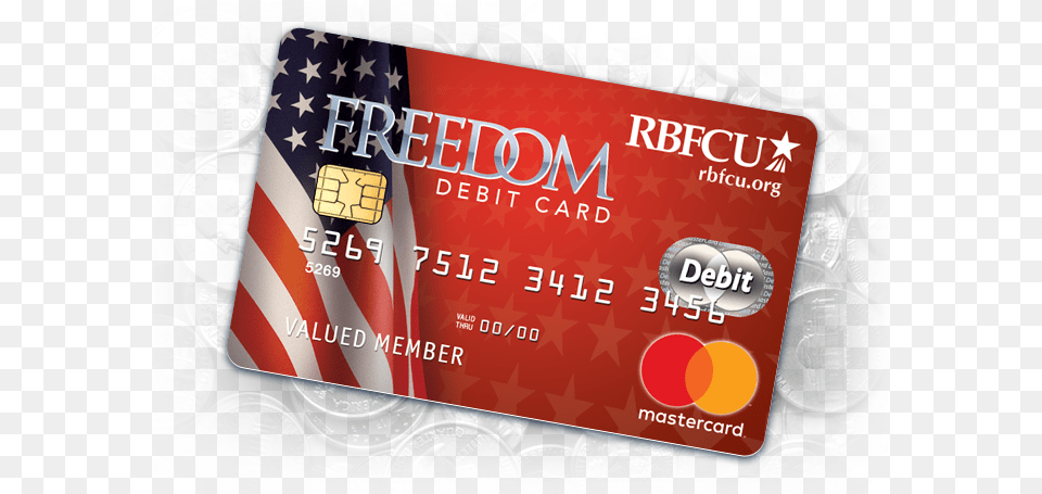 Featuredcontent Freedomcard W Change Rbfcu Debit Card, Text, Credit Card Free Png