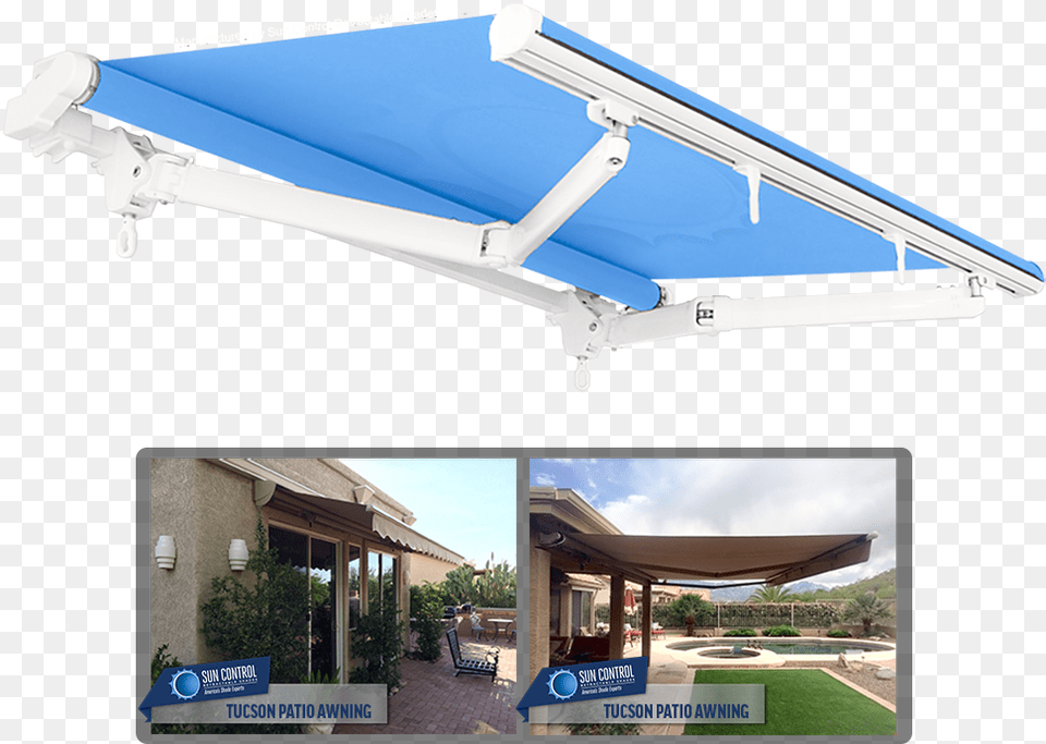 Features Amp Benefits Retractable Awning 3d, Canopy, Aircraft, Airplane, Transportation Free Png Download