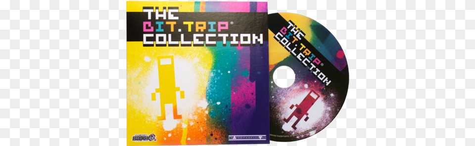 Feb Arcade Block The Bit Trip Collection, Disk, Dvd, Qr Code Free Png