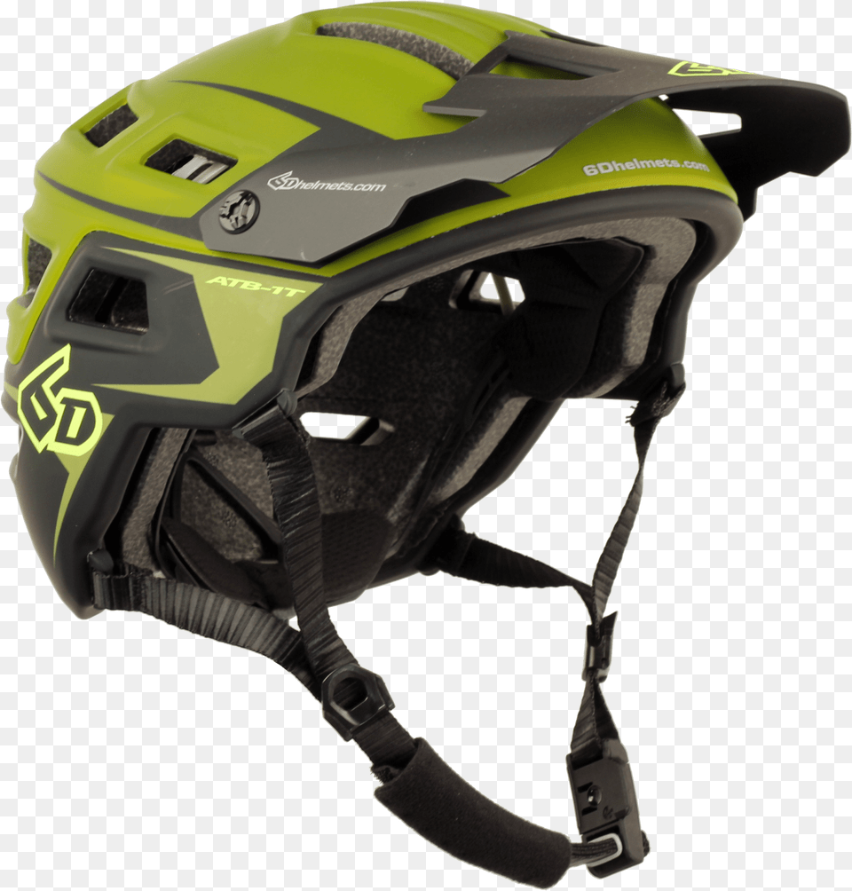 Feb Evo Army Green Black Right Fron Three Quarter 6d Olive Black Atb 1t Evo Mtb Helmet, Clothing, Crash Helmet, Hardhat Free Transparent Png