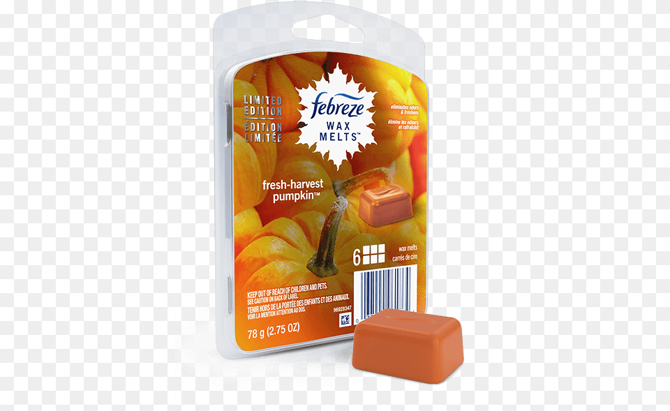 Febreze Wax Melts Fresh Harvest Pumpkin, Food, Fruit, Plant, Produce Free Png