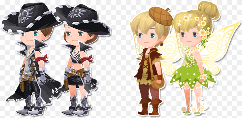 February Coliseum Terence Tinker Bell Kingdom Hearts Union X Tinkerbell, Baby, Person, Clothing, Dress Free Png Download
