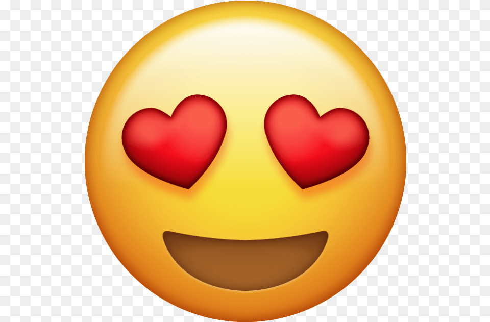 February Is Heart Health Love Heart Eyes Emoji, Sphere Png Image