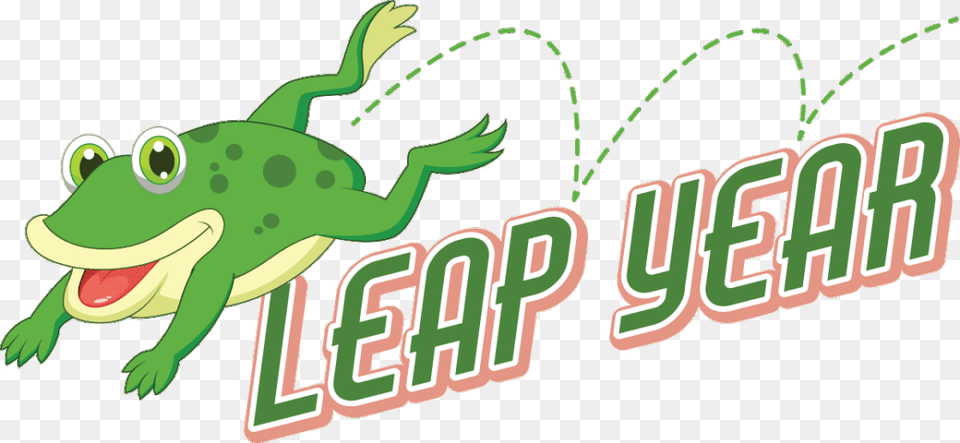 February Leap Year Clipart, Green, Animal, Fish, Sea Life Free Transparent Png