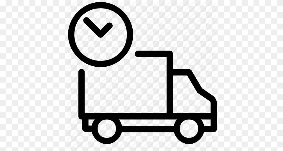 Fed Ex Clipart Black And White, Moving Van, Transportation, Van, Vehicle Png Image