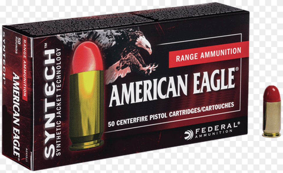 Federal American Eagle Syntech 9mm 150gr Total Synthetic Bullet, Ammunition, Cosmetics, Lipstick, Weapon Free Png