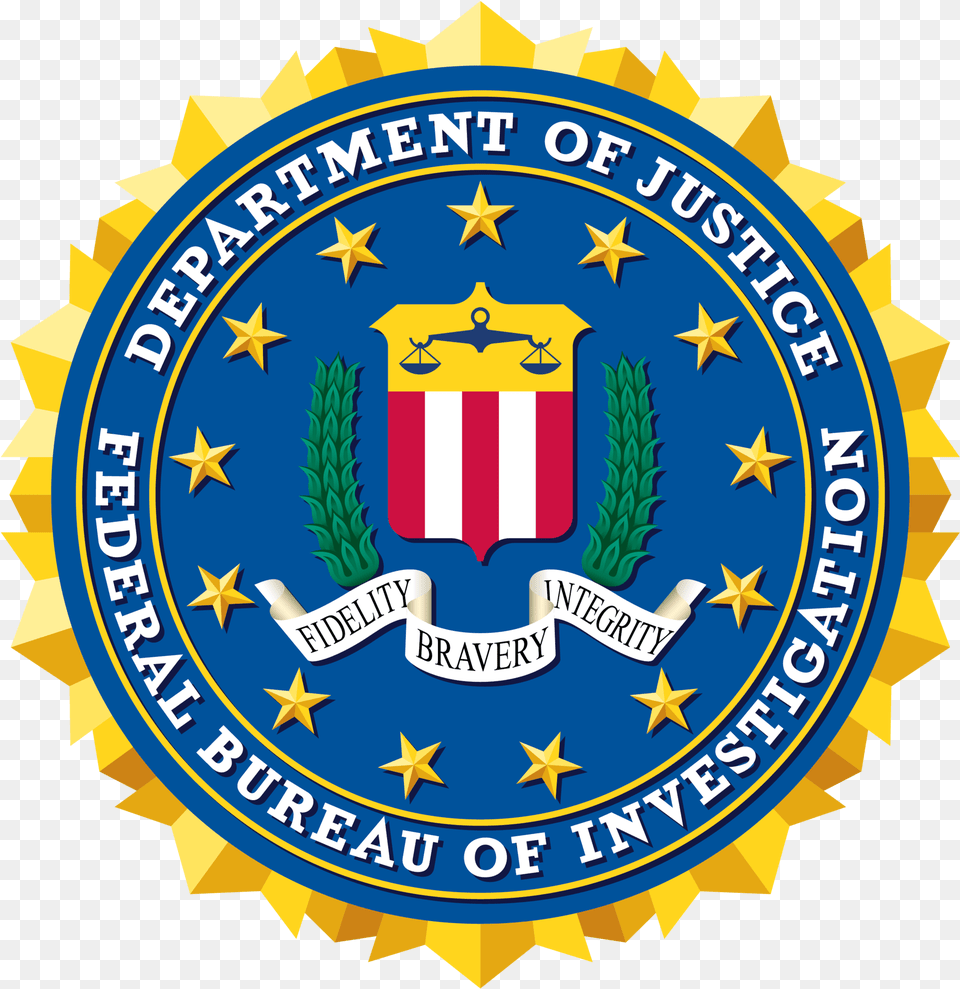 Federal Bureau Of Investigation, Badge, Logo, Symbol, Emblem Free Transparent Png