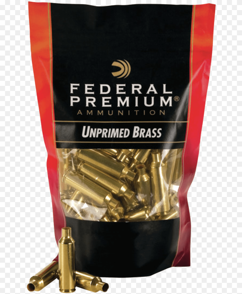 Federal Gold Medal Bagged Brass Unprimed 22 250 100bag Federal Premium, Ammunition, Weapon, Bullet Png