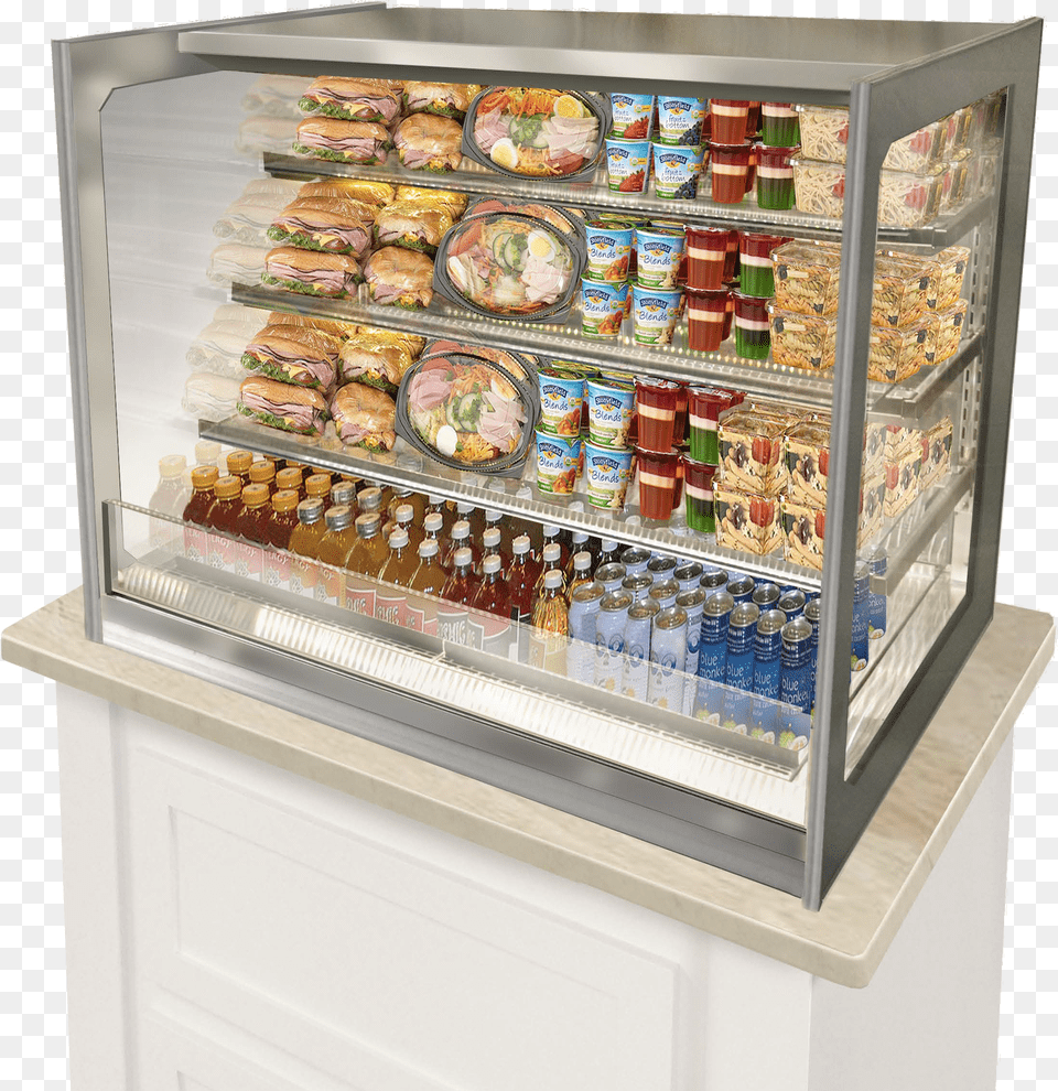 Federal Industries Itrss3634 Italian Glass Refrigerated Refrigerator Free Png Download