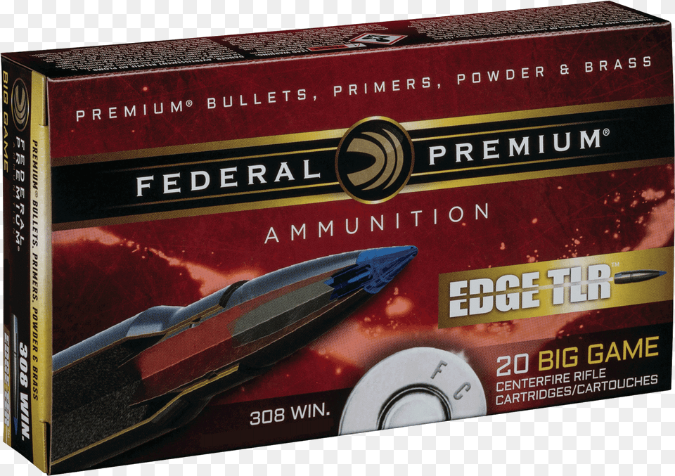 Federal Premium Edge Tlr 30, Ammunition, Weapon, Bullet Png Image