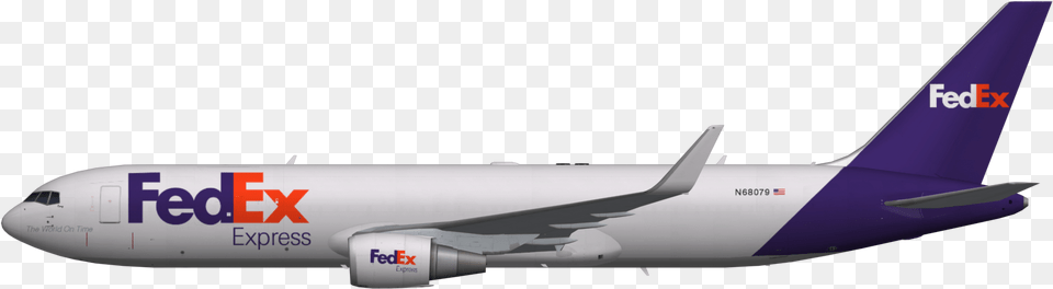 Fedex 767, Aircraft, Airliner, Airplane, Transportation Png Image