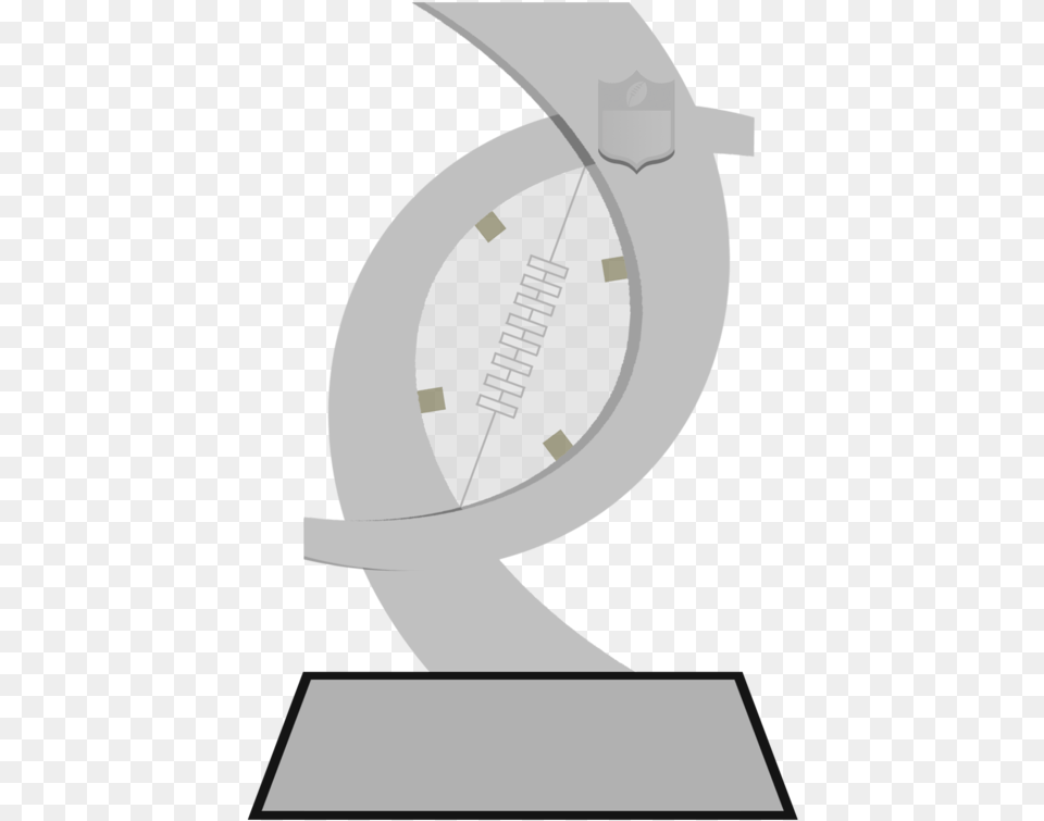 Fedex Nfl Player Of The Year Trophy, Sundial, Animal, Fish, Sea Life Free Png Download