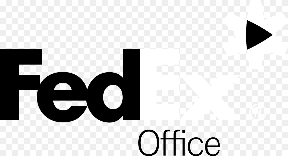 Fedex Office Logo Black And White Fedex Office White Logo, Star Symbol, Symbol Png