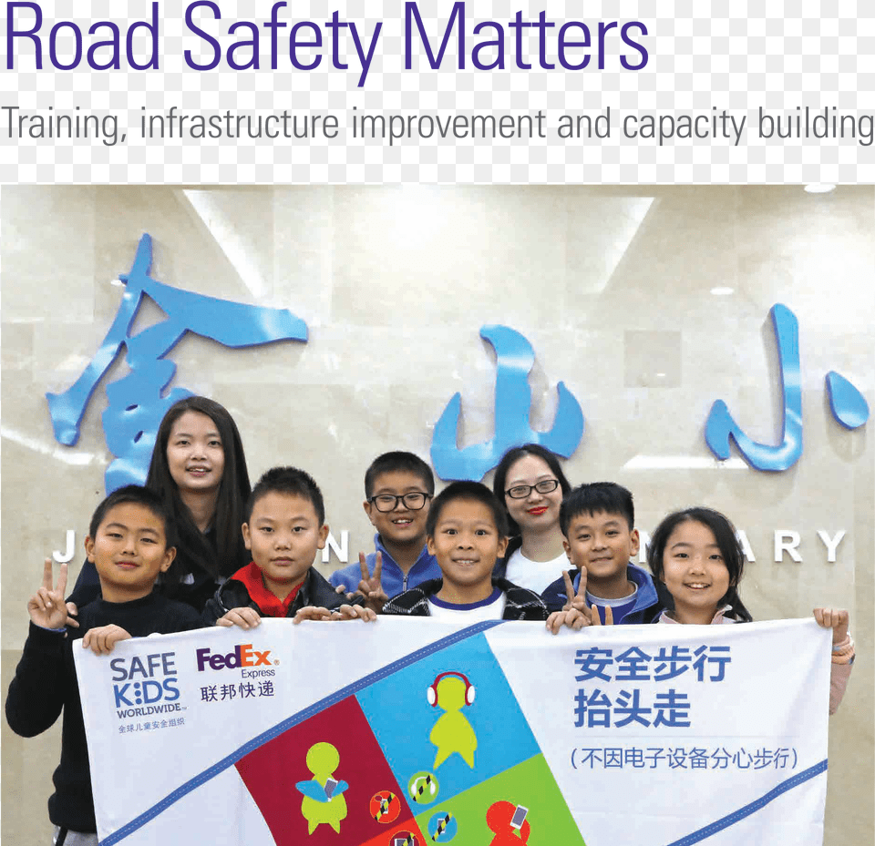 Fedex Road Safety Matters 2019 Report Released Featuring Student, Person, People, Adult, Woman Free Png