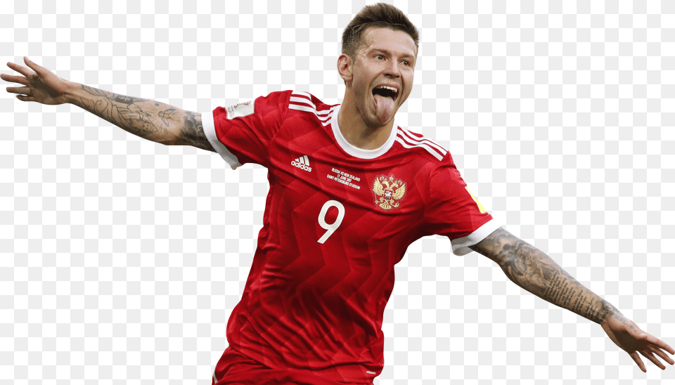 Fedor Smolov Render Russia Soccer Player, Face, Person, Head, Angry Free Png