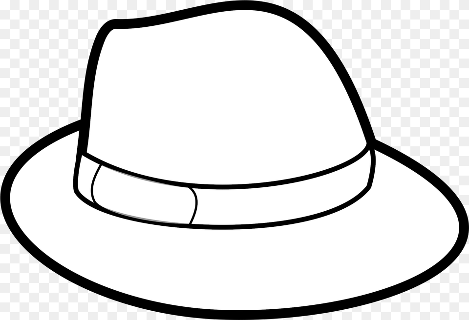 Fedora Clipart Black And White Hat Black And White Clip Art, Clothing, Sun Hat Free Png